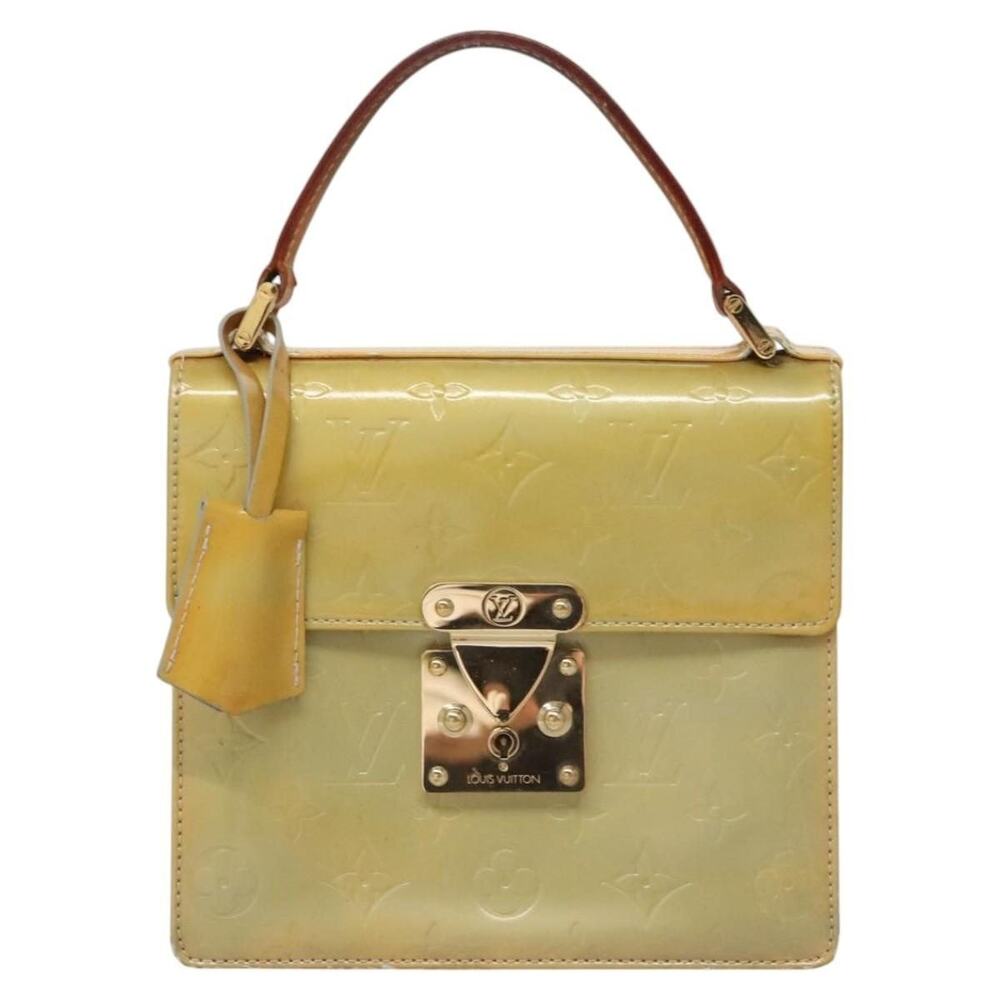 Louis Vuitton Monogram Vernis Spring Street Handbag Gray